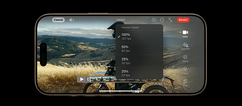 The iPhone 16 offers 4K at 120 FPS feature